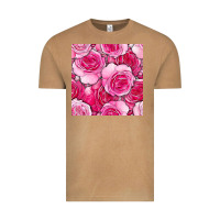 Vintage Camel valentines day all dress up roses seamless pattern Vintage Tee - BundleAndBundleShop