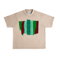 French Oak Green Red Western Farm Life Brush Stroke Urban Heavy Tee - Bettercallsaul