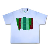 Grape Ice Green Red Western Farm Life Brush Stroke Urban Heavy Tee - Bettercallsaul