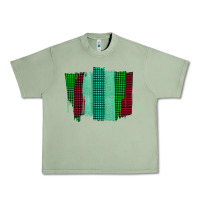 Oil Green Green Red Western Farm Life Brush Stroke Urban Heavy Tee - Bettercallsaul