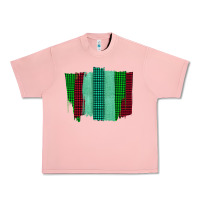 Salmon Green Red Western Farm Life Brush Stroke Urban Heavy Tee - Bettercallsaul