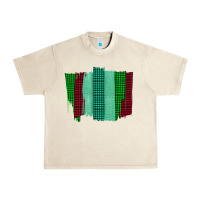 Sandshell Green Red Western Farm Life Brush Stroke Urban Heavy Tee - Bettercallsaul