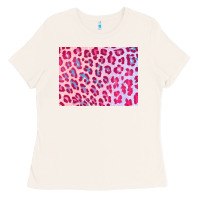 Bone leopard background pink shimmer 3200x2400 Ladies Tee - AdoDesignShop