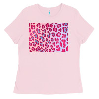 Bubblegum Pink leopard background pink shimmer 3200x2400 Ladies Tee - AdoDesignShop