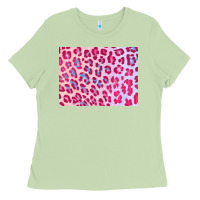 Matcha leopard background pink shimmer 3200x2400 Ladies Tee - AdoDesignShop