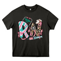 Asphalt floral rn registered nurse Heavy Core Tee - RanaPortraitStore