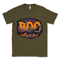 Army Green boo Classic Tee - JahusDesignShop