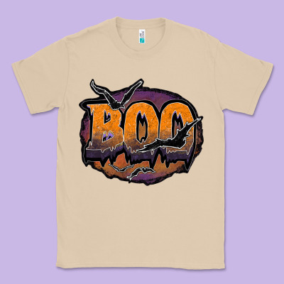 Boo Classic Tee Designed By Jahusdesignshop