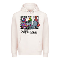 Pale Pink hippopotamus, Christmas Carols, Christmas, Christmas market, christmas Premium Hoodie - Bettercallsaul