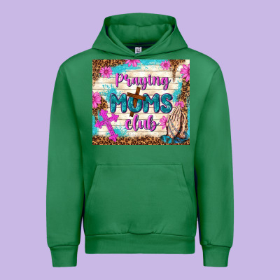Praying Moms Club Urban Hoodie Designed By Tumblerdesignbyshophia