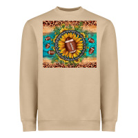 Mushroom football leopard turquoise sunflower Heavyweight Sweatshirt - JahusDesignShop