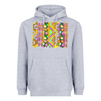 Heather Grey Easter Brushstrokes Heavyweight Hoodie - BundleAndBundleShop