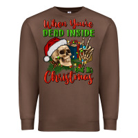Chestnut when you’re dead inside but it's christmas Premium Sweatshirt - BundleAndBundleShop