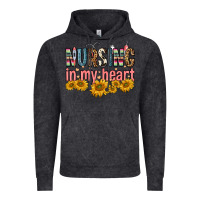 Vintage Black nursing in my heart Vintage Hoodie - FaDigitalArtStudio