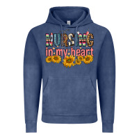 Vintage Denim nursing in my heart Vintage Hoodie - FaDigitalArtStudio