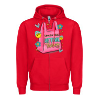 Red time for that retail therapy Zipper Hoodie - MaliasSmallBusiness