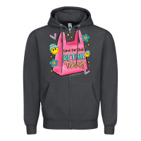 Smoke time for that retail therapy Zipper Hoodie - MaliasSmallBusiness