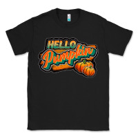 Black hello pumpkin black Classic Tee - JahusDesignShop