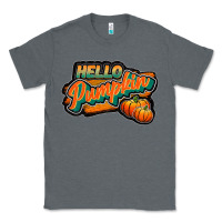 Charcoal Heather hello pumpkin black Classic Tee - JahusDesignShop