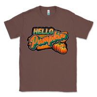 Chestnut hello pumpkin black Classic Tee - JahusDesignShop