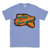Colony Blue hello pumpkin black Classic Tee - JahusDesignShop