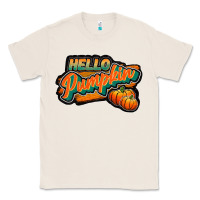 Natural hello pumpkin black Classic Tee - JahusDesignShop