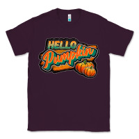 Plum hello pumpkin black Classic Tee - JahusDesignShop