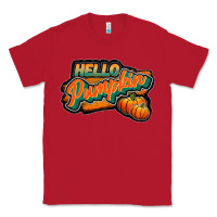 Red hello pumpkin black Classic Tee - JahusDesignShop