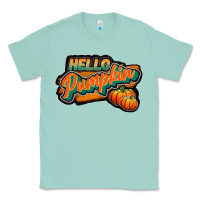 Seafoam hello pumpkin black Classic Tee - JahusDesignShop