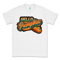 White hello pumpkin black Classic Tee - JahusDesignShop