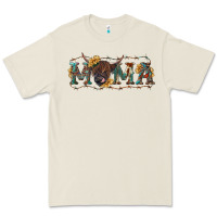 Bone Mama with highland cow Premium Tee - RanaPortraitStore