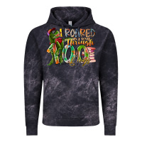 Cloud Black i roared my way through 100 days Vintage Hoodie - RacoonDesign