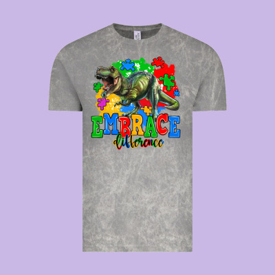 Embrace Difference Vintage Tee Designed By Adodesignshop