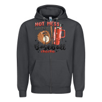 Smoke hot mess always stressed baseball mama stanley cup Zipper Hoodie - MaliasSmallBusiness
