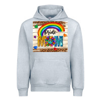 Heather Grey pride mom Urban Hoodie - TumblerDesignByShophia