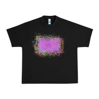 Black Old Leopard Purple Glitter Frame Urban Heavy Tee - Bettercallsaul