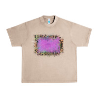 French Oak Old Leopard Purple Glitter Frame Urban Heavy Tee - Bettercallsaul
