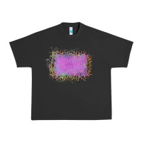 Pigment Black Old Leopard Purple Glitter Frame Urban Heavy Tee - Bettercallsaul