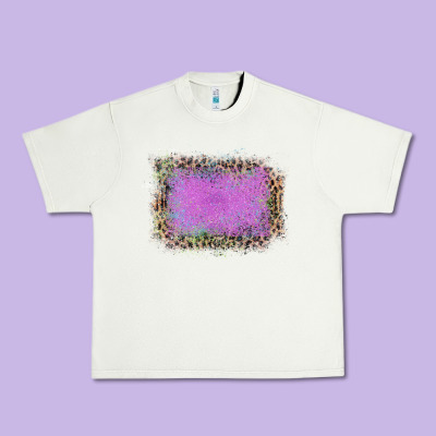 Old Leopard Purple Glitter Frame Urban Heavy Tee Designed By Bettercallsaul