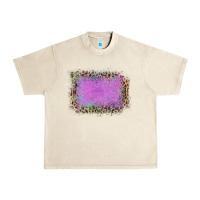 Sandshell Old Leopard Purple Glitter Frame Urban Heavy Tee - Bettercallsaul