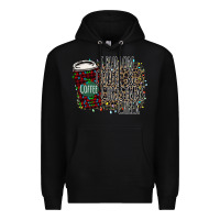 Black I Run on Coffee and Christmas Cheer Premium Hoodie - Bettercallsaul