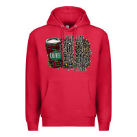 Cardinal I Run on Coffee and Christmas Cheer Premium Hoodie - Bettercallsaul