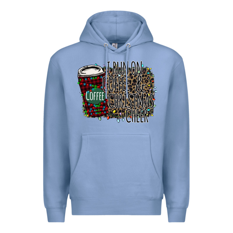 I Run On Coffee And Christmas Cheer Premium Hoodie by Bettercallsaul | Teevron