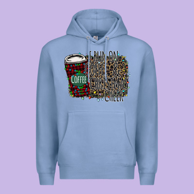 I Run On Coffee And Christmas Cheer Premium Hoodie Designed By Bettercallsaul