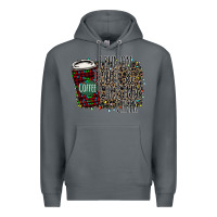 Rock I Run on Coffee and Christmas Cheer Premium Hoodie - Bettercallsaul