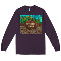 Plum preview custom cactus and sunflowers leopard turquoise Long Sleeve Tee - Artiststas