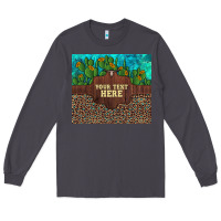 Smoke preview custom cactus and sunflowers leopard turquoise Long Sleeve Tee - Artiststas