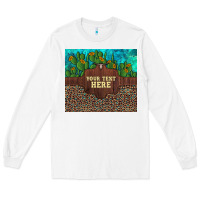 White preview custom cactus and sunflowers leopard turquoise Long Sleeve Tee - Artiststas