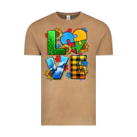 Love With Heart Sunflower Vintage Tee | Teevron