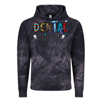 Cloud Black dental hygienist Vintage Hoodie - CowhideDigitalArt